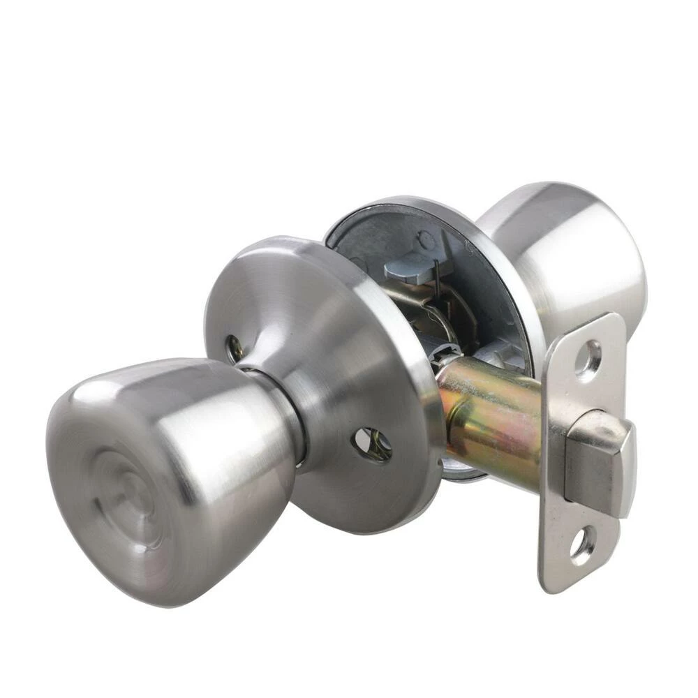 Cheap 🎉 Tulip Knob Passage Door Lock in Satin Nickel 🛒 4 Cheap 🎉 Tulip Knob Passage Door Lock in Satin Nickel 🛒 - Image 2