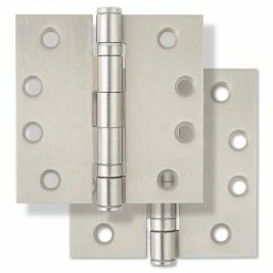 Best deal 😉 Westcraft 4 in. Steel Ball Bearing Door Hinge in Satin Nickel (Pack of 2) ✨