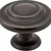 Deals ✔️ Hardware Resources Arcadia 1-5/16 in. Zinc Cabinet Knob in Brushed Oil Rubbed Bronze 👍 -Hardware Resources Sales Query 622