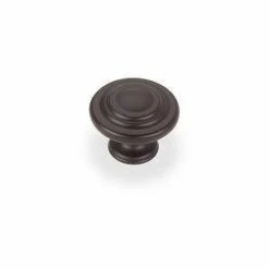 Discount 🤩 Hardware Resources Arcadia 1-1/4 in. Cabinet Knob with Screw in Oil Rubbed Bronze 👏