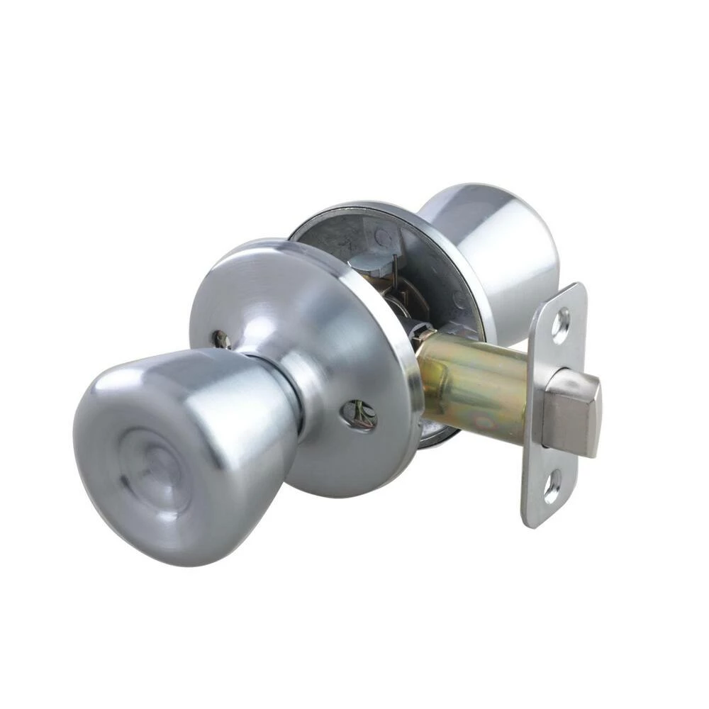 Coupon 😀 Tulip Knob Passage Door Lock in Satin Chrome 🎉 4 Coupon 😀 Tulip Knob Passage Door Lock in Satin Chrome 🎉 - Image 2