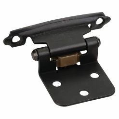 Outlet 🎉 Hardware Resources Overlay Face Frame Self-closing Hinge Pack in Dark Antique Copper Machined (1 Pair) 😍