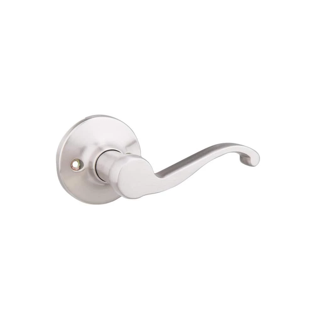 Brand new 🌟 Closed Scroll Lever Right Hand Dummy Door Lock in Satin Nickel 🔥 3 Brand new 🌟 Closed Scroll Lever Right Hand Dummy Door Lock in Satin Nickel 🔥
