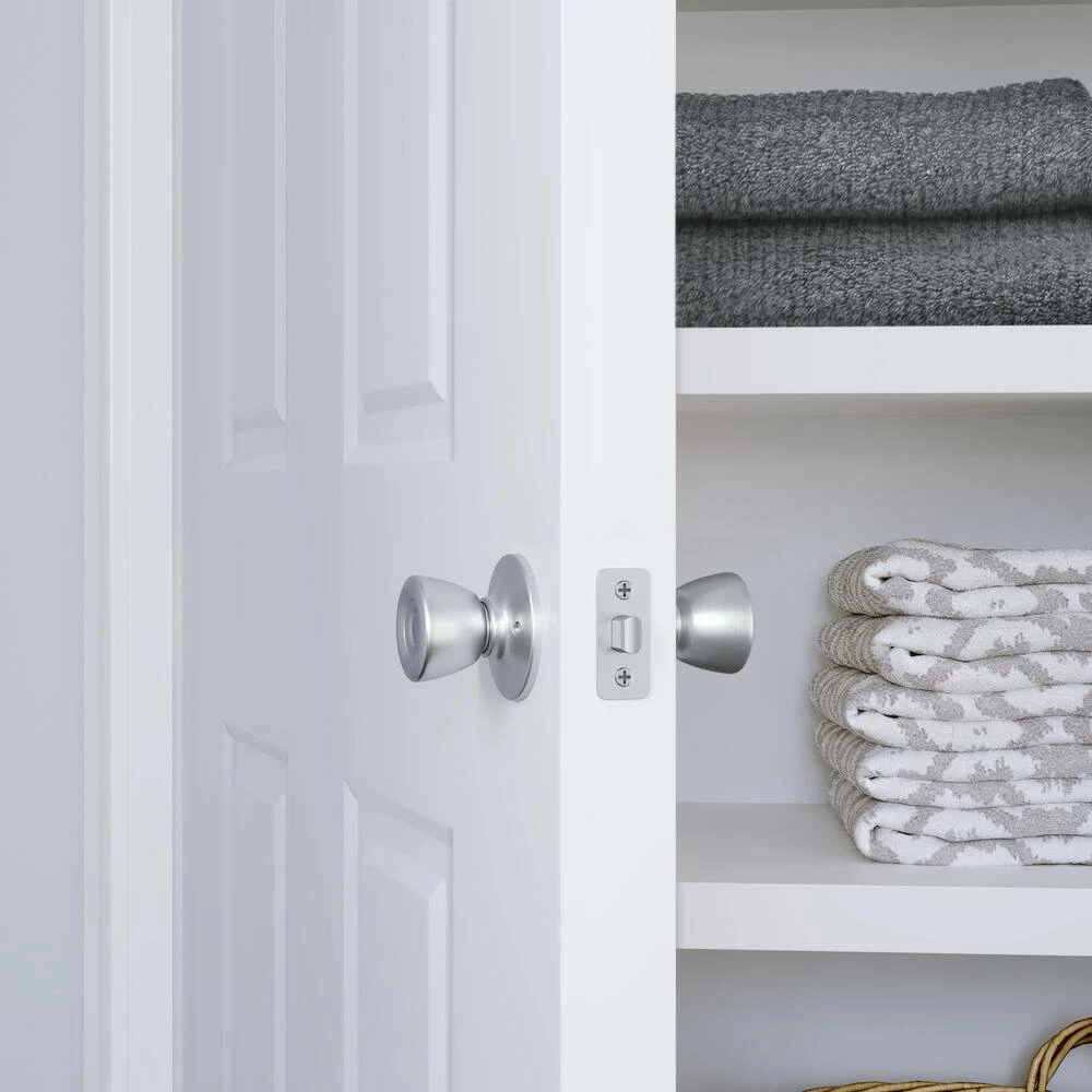 Coupon 😀 Tulip Knob Passage Door Lock in Satin Chrome 🎉 6 Coupon 😀 Tulip Knob Passage Door Lock in Satin Chrome 🎉 - Image 4