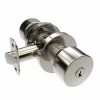 Outlet 😀 Shaker Knob Entrance Door Lock, Round Rosette in Satin Nickel ⭐ -Hardware Resources Sales Query 672