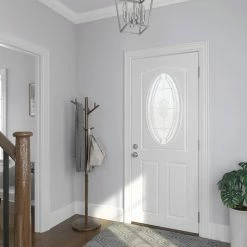 Outlet 😀 Shaker Knob Entrance Door Lock, Round Rosette in Satin Nickel ⭐ -Hardware Resources Sales Query 674