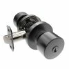 Promo 🎁 Shaker Knob Entrance Door Lock, Round Rosette in Matte Black 😀 -Hardware Resources Sales Query 676