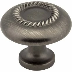 Flash Sale 🎉 Hardware Resources Cypress 1-1/4 in. Cabinet Knob with Screw in Brushed Pewter ✔️