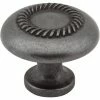 Best Sale 🌟 Hardware Resources Cypress 1-1/4 in. Cabinet Knob with Screw in Gun Metal 💯 -Hardware Resources Sales Query 687