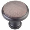 Wholesale 👍 Hardware Resources Gatsby 1-1/8 in. Cabinet with Screw in Brushed Oil Rubbed Bronze 🧨 -Hardware Resources Sales Query 691