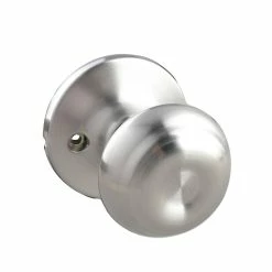Promo 🌟 Ridged Flat Ball Dummy Door Knob in Satin Nickel 💯