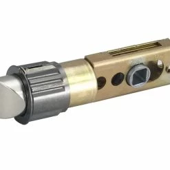 Flash Sale 🧨 Privacy and Passage Square Spindle Drive Spring Latch in Matte Black 🌟