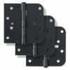 Promo 😍 Westcraft 4 in. Steel Security Door Hinge in Matte Black (Pack of 3) 👏 -Hardware Resources Sales Query 717