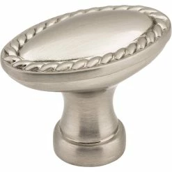 Flash Sale ⭐ Hardware Resources Lindos 1-3/8 in. Cabinet Knob with Screw in Satin Nickel 🔔