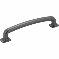 Promo ✔️ Hardware Resources Belcastel 1 7/16 in. Zinc Cabinet Pull in Gun Metal 👏