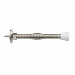 Best Sale ✔️ Westcraft Spring Doorstop 3 in. Thin Profile in Satin Nickel 😍