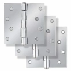Top 10 🛒 Westcraft 4 in. Steel Door Hinge in Polished Chrome (Pack of 2) 🥰