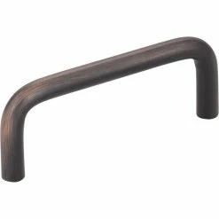 Wholesale 😀 Hardware Resources Torino 3-3/8 in. 3-Hole Steel Wire Cabinet Pull with 2-Screw in Brushed Oil Rubbed Bronze 🧨
