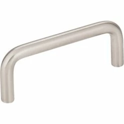 Hot Sale 🔥 Hardware Resources Torino 3-3/8 in. 3-Hole Steel Wire Cabinet Pull with 2-Screw in Satin Nickel 👏