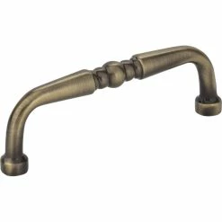 Top 10 ✨ Hardware Resources Madison 3-3/8 in. 3-Hole Turn Cabinet Pull with 2-Screw in Antique Brass 🛒
