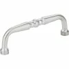 Hot Sale 🥰 Hardware Resources Madison 3-3/8 in. 3-Hole Turn Cabinet Pull with 2-Screw in Brushed Chrome ✔️ -Hardware Resources Sales Query 765