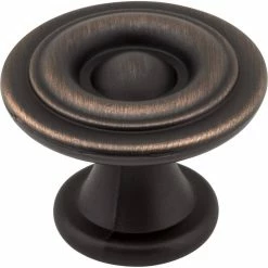 Coupon 🌟 Hardware Resources Syracuse 1-3/16 in. Modern Cabinet Knob with Screw in Brushed Oil Rubbed Bronze 🎉