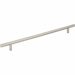 Coupon 🤩 Hardware Resources Naples 368 mm. Cabinet Bar Pull with Beveled Both Ends and 2-Screw in Satin Nickel 🎁