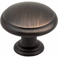 Deals 🎉 Hardware Resources Gatsby 11/16 in. Cabinet Knob in Brushed Oil Rubbed Bronze 😉