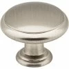 Budget 😍 Hardware Resources Gatsby 1-3/16 in. Mushroom Cabinet Knob in Satin Nickel ❤️ -Hardware Resources Sales Query 802