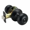 Cheap 🔥 Flat Ball Knob Privacy Door Lock in Matte Black 👏