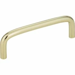 Flash Sale 😀 Hardware Resources Torino 4-1/8 in. Steel Wire Cabinet Pull with 2-Screw in Polished Brass 👍