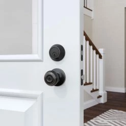 Buy 👍 Ridged Flat Ball Knob Entrance Lock in Oil Rubbed Bronze 🌟 -Hardware Resources Sales Query 831