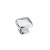 Buy 🎉 Hardware Resources Milan 1-1/8 in. Square Cabinet Knob with 1 Screw in Polished Chrome ⌛