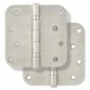 Outlet 👍 Westcraft 4 in. Steel Ball Bearing Door Hinge in Satin Nickel (Pack of 2) 😀 -Hardware Resources Sales Query 844