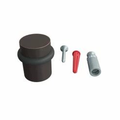 Outlet ๐ฅ Westcraft Solid Brass Doorstop Floor Mounted 1.5 in. tall in Oil Rubbed Bronze โ