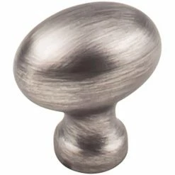 Wholesale ❤️ Hardware Resources Bordeaux™ 1-3/16 in. Football Cabinet Knob in Brushed Pewter ⭐