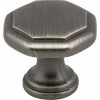 Flash Sale ⭐ Hardware Resources Drake 1-3/16 in. Cabinet Knob with Screw in Brushed Pewter ❤️ -Hardware Resources Sales Query 891
