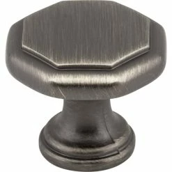 Flash Sale ⭐ Hardware Resources Drake 1-3/16 in. Cabinet Knob with Screw in Brushed Pewter ❤️