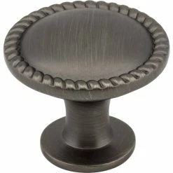 Best deal 🎁 Hardware Resources Lindos 1-1/4 in. Cabinet Knob with Screw in Brushed Pewter 👍