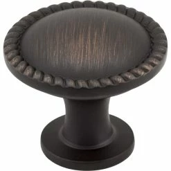 Wholesale 👍 Hardware Resources Lindos 1-1/4 in. Cabinet Knob with Screw in Brushed Oil Rubbed Bronze 🎁