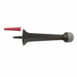 Wholesale 🤩 Westcraft Solid Brass Rigid Doorstop 3 in. Round Profile in Oil Rubbed Bronze 🎁