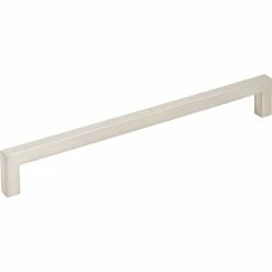 Flash Sale 💯 Hardware Resources Stanton 201 mm. Square Cabinet Bar Pull with 2-Screw in Satin Nickel 💯