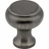Best Sale 🔔 Hardware Resources Westbury 1-1/4 in. Cabinet Knob with 2-Screw in Brushed Pewter 😉