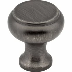 Best Sale 🔔 Hardware Resources Westbury 1-1/4 in. Cabinet Knob with 2-Screw in Brushed Pewter 😉