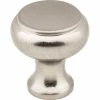 Budget 🎉 Hardware Resources Westbury 1-1/4 in. Cabinet Knob with 2-Screw in Satin Nickel 🔥 -Hardware Resources Sales Query 965