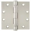 Best Pirce 😀 Westcraft 4-1/2 in. Steel Ball Bearing Door Hinge in Satin Nickel (Pack of 2) 🔥 -Hardware Resources Sales Query 971