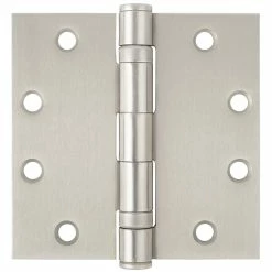 Best Pirce 😀 Westcraft 4-1/2 in. Steel Ball Bearing Door Hinge in Satin Nickel (Pack of 2) 🔥