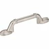 Wholesale 🔔 Hardware Resources Vienna 5-1/2 in. 3-Hole Spiral Cabinet Pull with 2-Screw in Satin Nickel ⌛