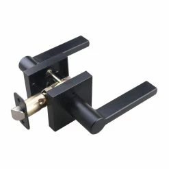 Best reviews of 🎁 Premier Flat Bar Lever Privacy Door Lock in Matte Black 🤩