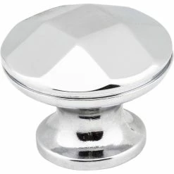 Buy 🧨 Hardware Resources Drake 1-1/4 in. Cabinet Knob with Screw in Polished Chrome ✨